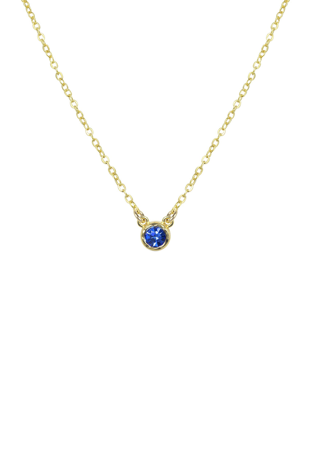 Birthstone Necklace (April (Crystal))