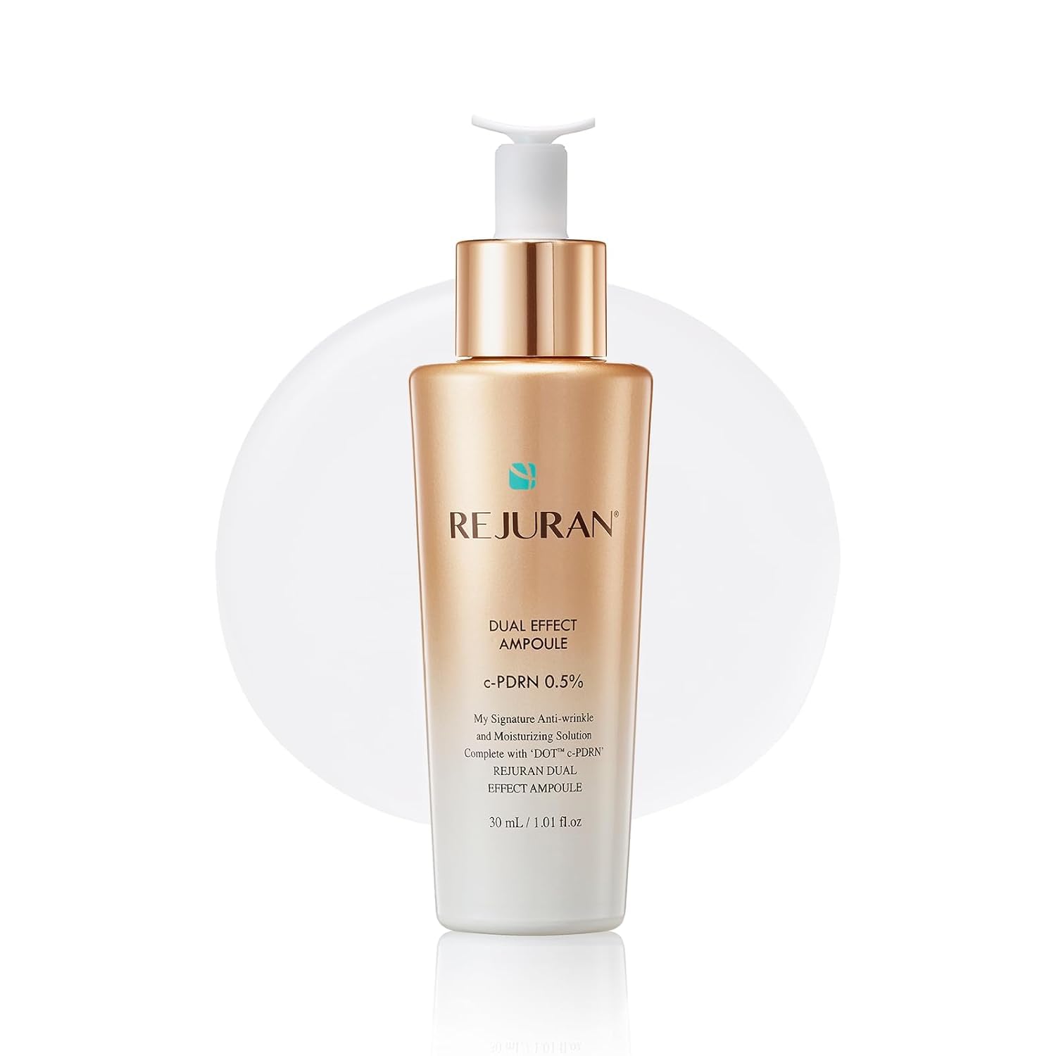 REJURAN® Turnover Ampoule, c-PDRN® – Original Salmon DNA PDRN Face Serum for Firming, Hydrating, Radiant Glass Skin with Visible Anti-Aging Results. Korean Skin Care, Clinically Developed (1.01 fl oz)