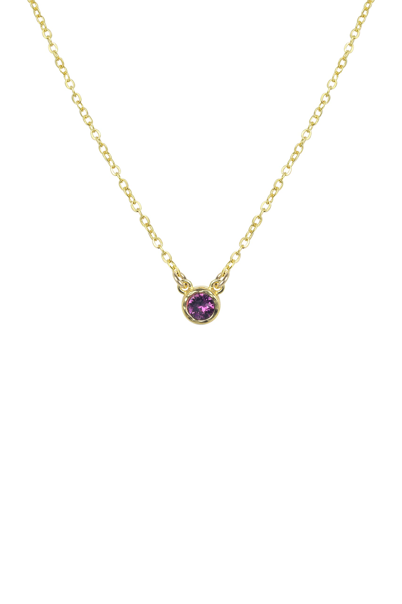 Birthstone Necklace (April (Crystal))