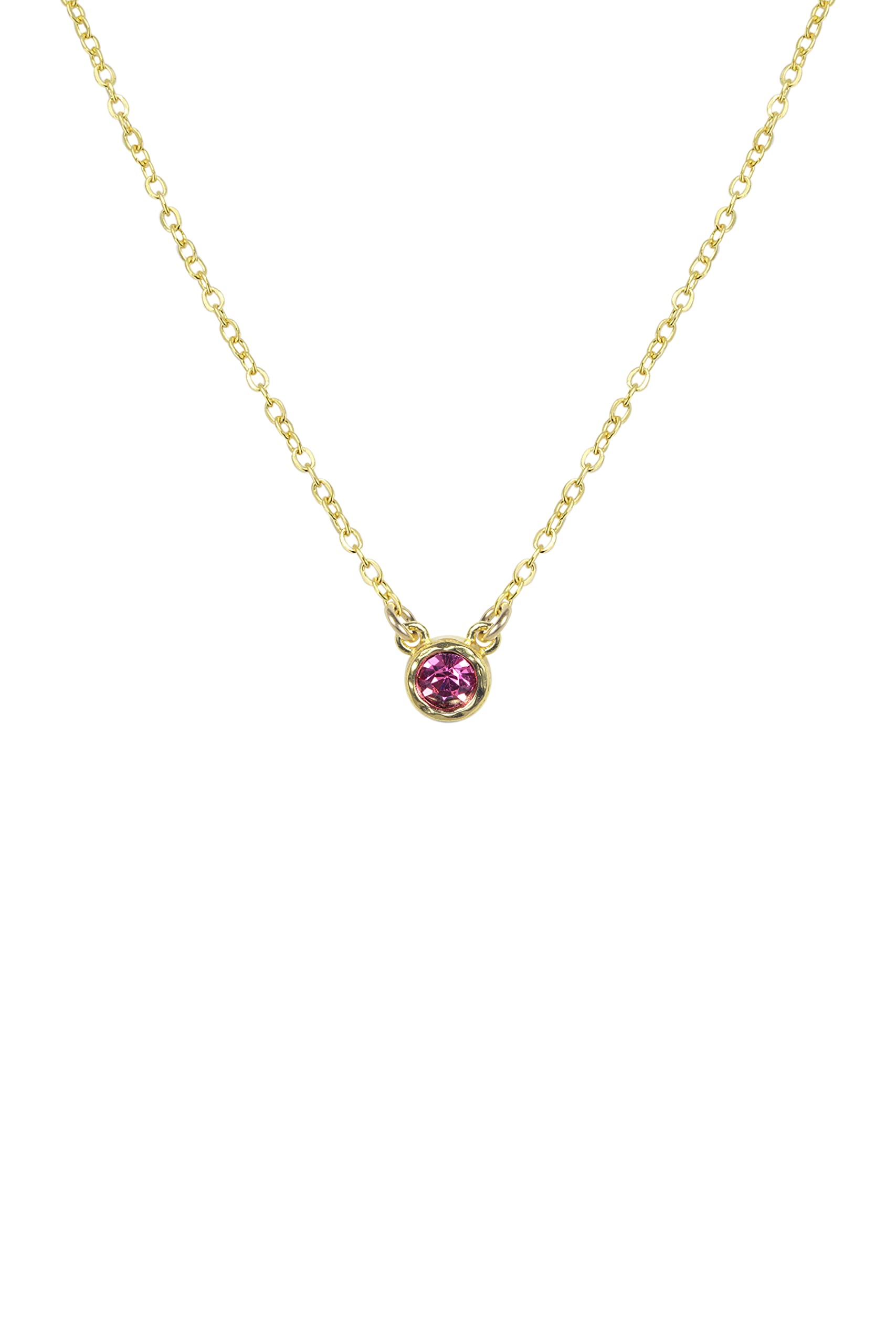 Birthstone Necklace (April (Crystal))