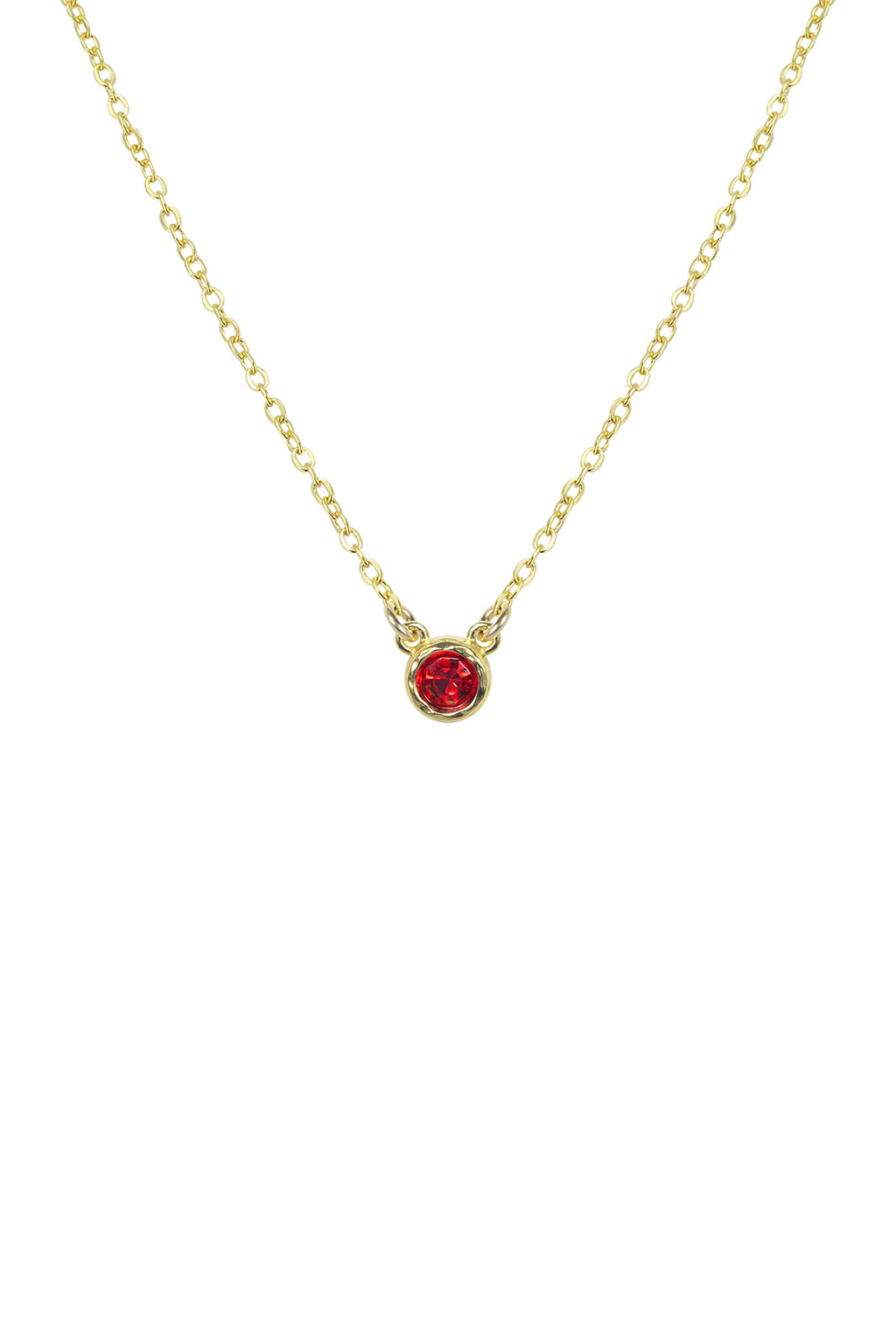 Birthstone Necklace (April (Crystal))