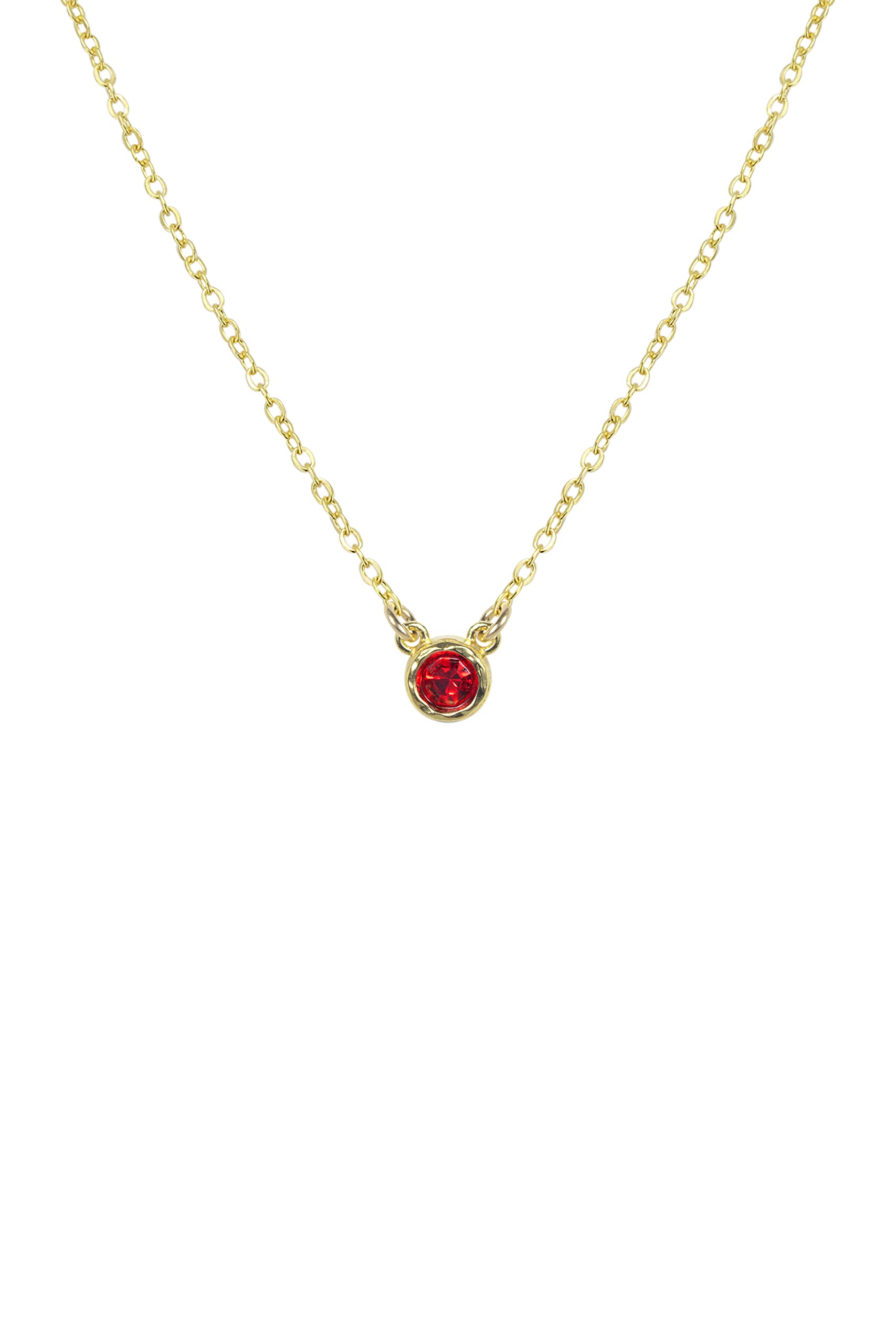 Birthstone Necklace (April (Crystal))