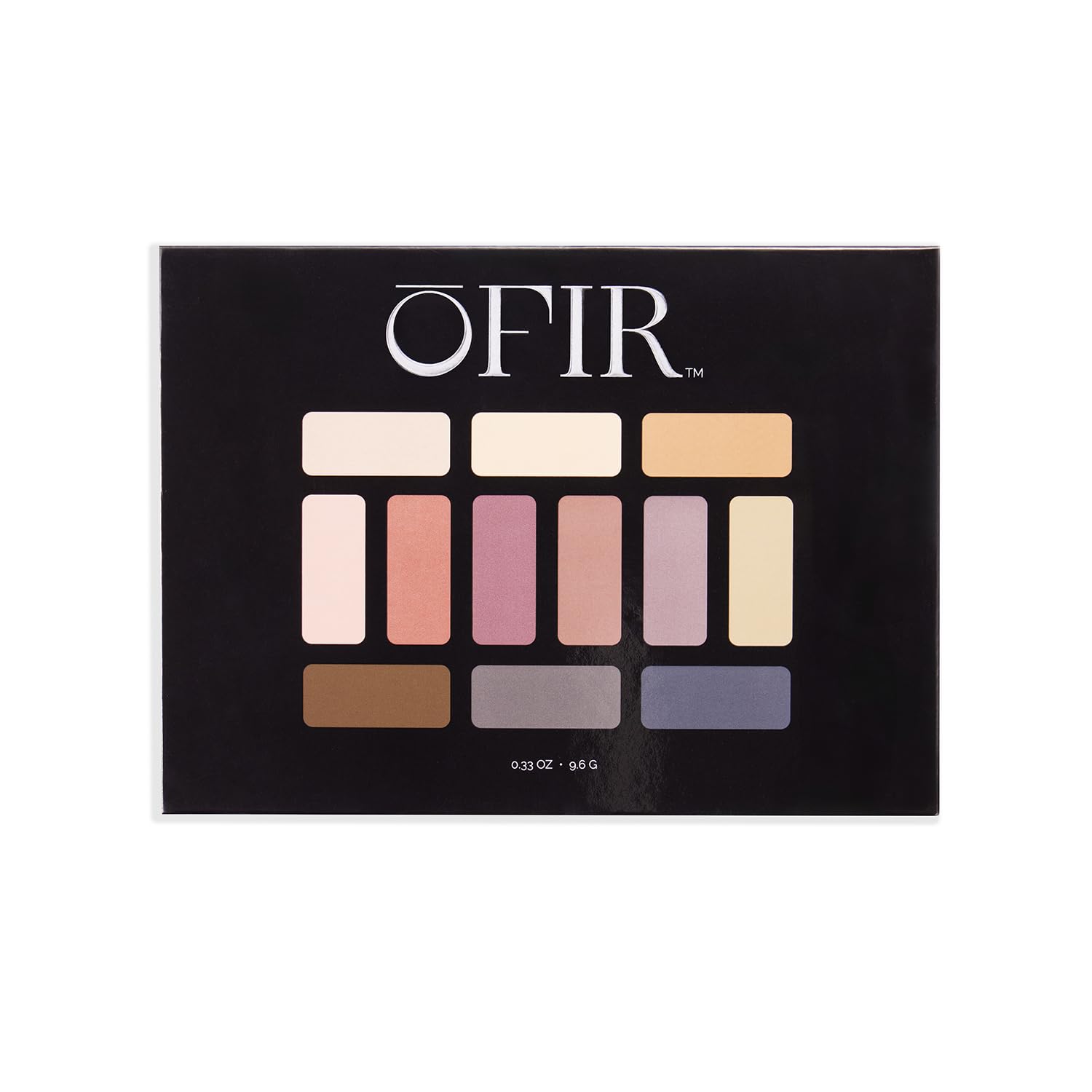 OFIR Perennial 12-Shade Eyeshadow Palette | Intensely Pigmented and Non-Creasing | Matte & Shimmer Shades | Talc-Free Eye Shadow Palette Makeup with Mirror | Compact for Travel | Earthy Tones | 8oz