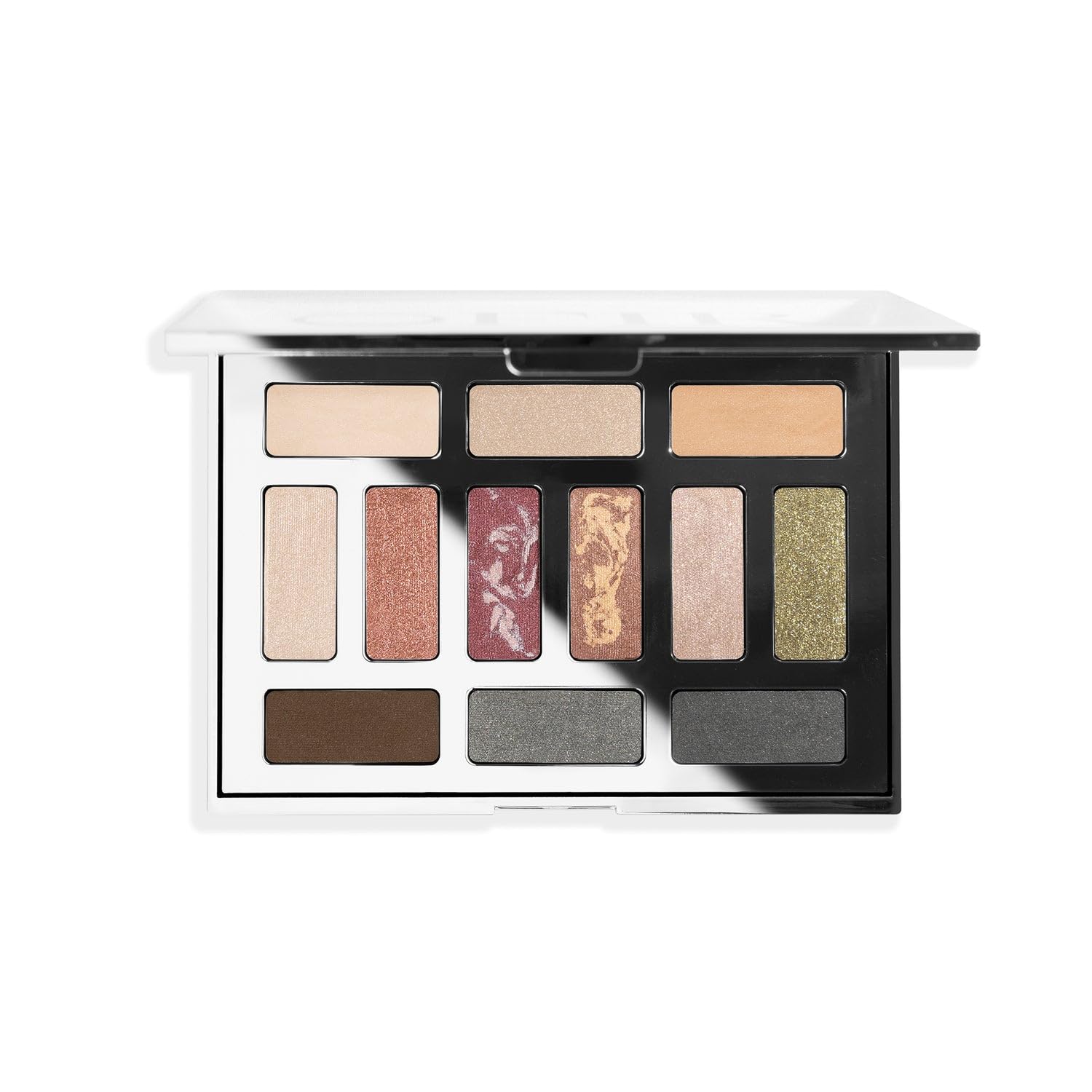 OFIR Perennial 12-Shade Eyeshadow Palette | Intensely Pigmented and Non-Creasing | Matte & Shimmer Shades | Talc-Free Eye Shadow Palette Makeup with Mirror | Compact for Travel | Earthy Tones | 8oz