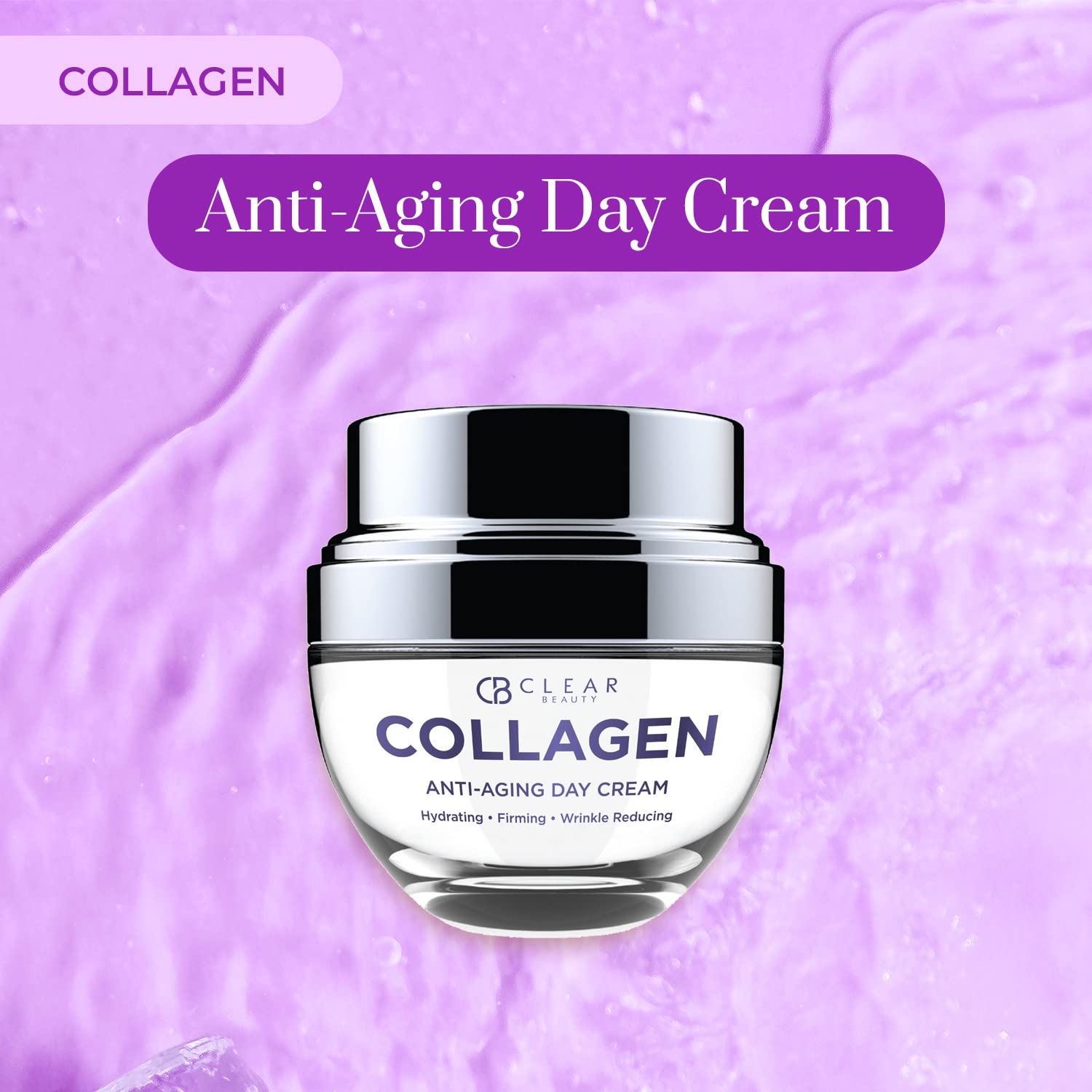 Vitamin C & Collagen Day/Night Moisturizer - Dermatologist Tested, Restores & Brightens Skin Tone, Hydrating & Firming, Anti-Aging Cream, Cruelty Free Korean Skin Care - 2 Pack