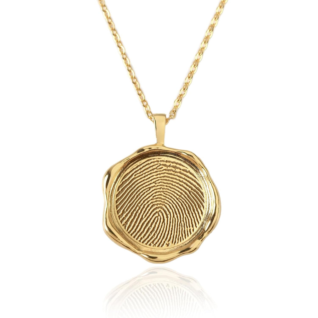 Fingerprint Necklace, Loss Of Mother Necklace, Thumbprint Jewelry, Memorial Gift, Keepsake Necklace, Gift For Women, Mother's Day Jewelry Gifts for Mom