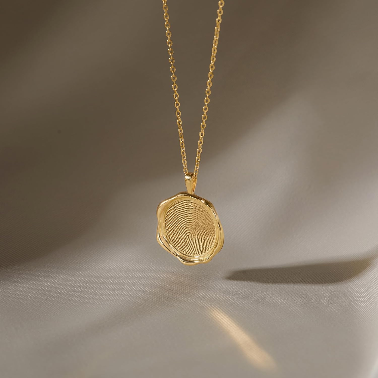 Fingerprint Necklace, Loss Of Mother Necklace, Thumbprint Jewelry, Memorial Gift, Keepsake Necklace, Gift For Women, Mother's Day Jewelry Gifts for Mom