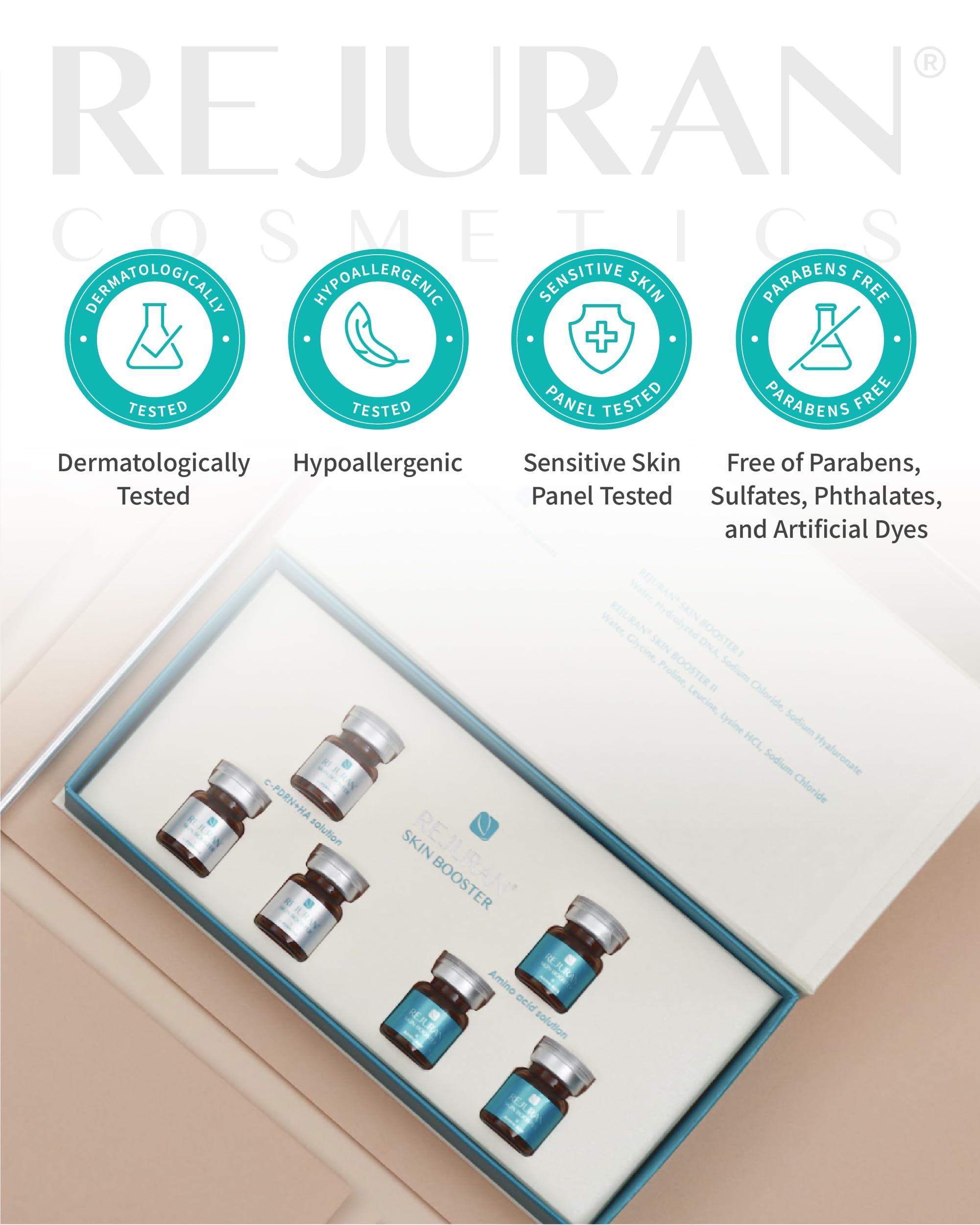 REJURAN® Turnover Ampoule, c-PDRN® – Original Salmon DNA PDRN Face Serum for Firming, Hydrating, Radiant Glass Skin with Visible Anti-Aging Results. Korean Skin Care, Clinically Developed (1.01 fl oz)